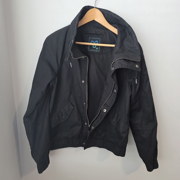 Aritzia TNA Black Hooded Utility Jacket - Picture 2 of 10
